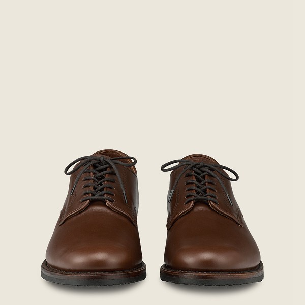 Red Wing Oxford Williston - Featherstone Leather - Dark Brown - Mens DUF138206